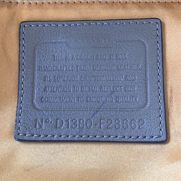 Pebbled Leather Coach Bag - Picture 10 of 13